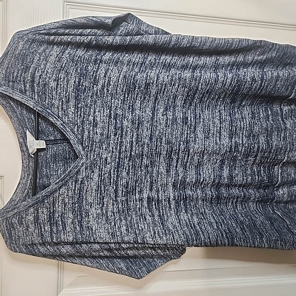 Cozy Blue Knit Skirt - Picture 3 of 3